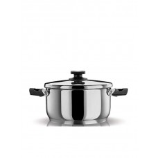 Pyramis Classic Βαθιά Ανοξείδωτη Κατσαρόλα 5.5lt / 24cm 015024201