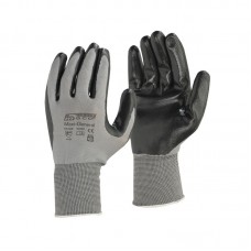 Maco Γάντια Εργασίας Νιτριλίου Γκρι 04000