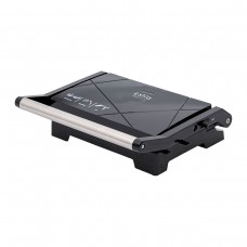 ESTIA ΣΑΝΤΟΥΙΤΣΙΕΡΑ ΓΚΡΙΛΙΕΡΑ BLACK PLUS 2 ΘΕΣΕΩΝ 1000w ΜΕ ΛΕΙΤΟΥΡΓΙΑ ΑΝΟΙΓΜΑΤΟΣ 180º ΜΑΥΡΗ 06-10034