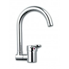 Viospiral Spin Σπαστή Μπαταρία Κουζίνας Πάγκου Ασημί 36-06200