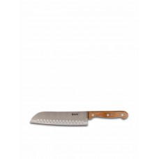 Nava Terrestrial Μαχαίρι Santoku από Ανοξείδωτο Ατσάλι 17cm 10-058-053