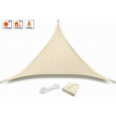 Grasher Τριγωνικό Πανί Σκίασης Εκρού Ε220 103439