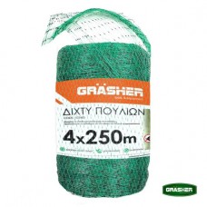 GRASHER Δίχτυ Απώθησης Πουλιών 4x250m (Ρολό) 103483 GRASHER Δίχτυ Απώθησης Πουλιών 4x250m (Ρολό) 103483