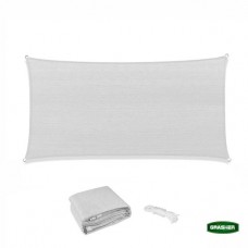 GRASHER Πανί Σκίασης Ορθογώνιο 3Χ4 Ε220 Γκρί 103619