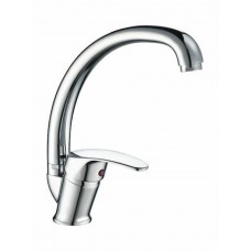 Viospiral Camelia Μπαταρία Κουζίνας Πάγκου Inox Ασημί 38-1208