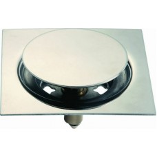 Viospiral Ανοξείδωτη Σχάρα Δαπέδου με Μέγεθος 12x12εκ. Ασημί 15-02045/S