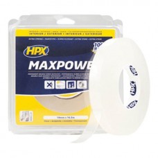 HPX  Διάφανη ταινία διπλής όψης MAXPOWER 19mmx2m 190020122