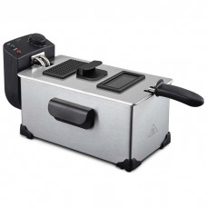 LIFE Φριτέζα Λαδιού με Αποσπώμενο Κάδο 3lt Ασημί 221-0140