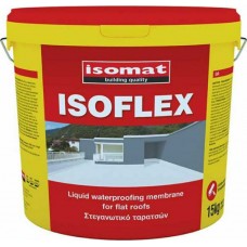 Isomat Isoflex Ελαστομερές Ακρυλικό Επαλειφόμενο Στεγανωτικό 13kg Λευκό 38042056