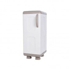 Παπουτσοθήκη Φαίδρα Πλαστική με 4 Ράφια Μπεζ/Λευκό 36x44x96εκ. 5200310909184