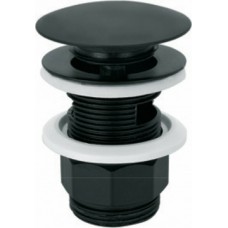 Viospiral Ορειχάλκινη Βαλβίδα Νιπτήρα χωρίς Υπερχείλιση και Έξοδο 65χιλ. Μαύρη 00-5205