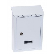 Krausmann Γραμματοκιβώτιο Εξωτερικού Χώρου Μεταλλικό σε Λευκό Χρώμα HS55371