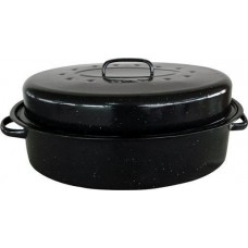 Γάστρα Οβάλ από Αλουμίνιο με Σχάρα 42x32cm Ankor 731916