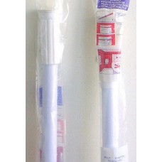 Πτυσσόμενη Βέργα Κουρτίνας Μπάνιου Ίσια από Αλουμίνιο Λευκή 140-260εκ. Ankor 766598