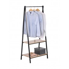 Κρεμάστρα Δαπέδου από Μέταλλο σε Μαύρο Χρώμα 64x40x150cm Ankor 783779