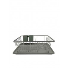 Στεγνωτήρας Νεροχύτη Μεταλλικός σε Γκρι Χρώμα 13x32x14.5cm Ankor 800339