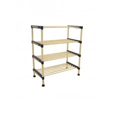 ΠΑΠΟΥΤΣΟΘΗΚΗ ΞΥΛΙΝΗ ΜΕ 4 ΡΑΦΙΑ 76x28x58,5εκ. ANKOR 820542