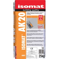 Isomat AK 20 Κόλλα Πλακιδίων Λευκή 25kg