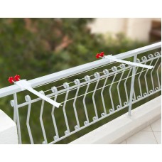 Απλώστρα ρούχων βιδωτή μεταλλική Ήρα Aplostrak 267 για τετράγωνο καγκελο Απλώστρα ρούχων βιδωτή μεταλλική Ήρα Aplostrak 267 για τετράγωνο καγκελο