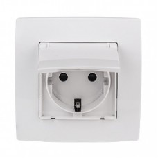 Πρίζα Σούκο με Καπάκι 