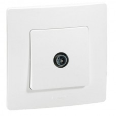 Πρίζα TV Λευκή