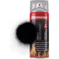 BENMAN ΣΠΡΕЇ ΛΑΚΑ ΓΙΑ ΥΨΗΛΕΣ ΘΕΡΜΟΚΡΑΣΙΕΣ 800⁰C 400ml ΜΑΥΡΟ 28547