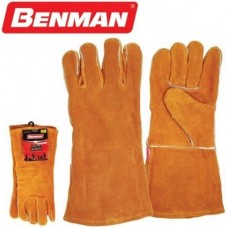 Γάντια Ηλεκτροσυγκόλλησης Δερμάτινα 35cm Benman 77307