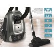 Bruno Ηλεκτρική Σκούπα 800W με Σακούλα 3.5lt Γκρι BRN-0136