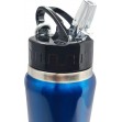 Bruno Μπουκάλι Θερμός Ανοξείδωτο 750ml Μπλε με Καλαμάκι και Θηλιά BRN-0070