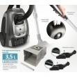 Bruno Ηλεκτρική Σκούπα 800W με Σακούλα 3.5lt Γκρι BRN-0136
