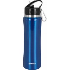 Bruno Μπουκάλι Θερμός Ανοξείδωτο 750ml Μπλε με Καλαμάκι και Θηλιά BRN-0070