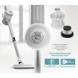 BRUNO ηλεκτρική σκούπα 2 σε 1 600W, λευκή-ασημί BRN-0133