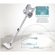 BRUNO ηλεκτρική σκούπα 2 σε 1 600W, λευκή-ασημί BRN-0133