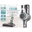 BRUNO επαναφορτιζόμενη ηλεκτρική σκούπα 2 σε 1 200W ασημί BRN-0160