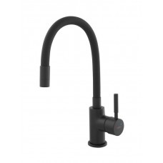 Ferro Zumba Ψηλή Μπαταρία Κουζίνας Πάγκου Inox Total Μαύρη BZA4BLB