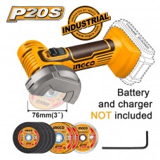 INGCO SOLO ΜΙΝΙ ΤΡΟΧΟΣ ΚΟΠΗΣ ΜΠΑΤΑΡΙΑΣ CAGLI76011 INGCO SOLO ΜΙΝΙ ΤΡΟΧΟΣ ΚΟΠΗΣ ΜΠΑΤΑΡΙΑΣ CAGLI76011