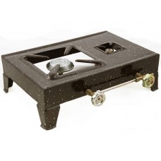 Calfer Gas ΕΛΒ.150 Επιτραπέζια Εστία Υγραερίου Διπλή Καφέ