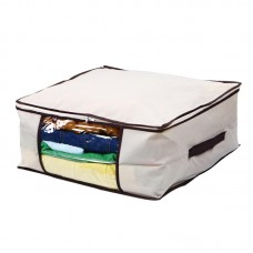 Viosarp Υφασμάτινη Θήκη Αποθήκευσης Ρούχων σε Εκρού Χρώμα 45x40x20cm CCH-20