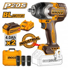 INGCO Κρουστικό Μπουλονόκλειδο Μπαταρίας 20V Li-Ion 850-1000 Nm CIWLI2085 INGCO Κρουστικό Μπουλονόκλειδο Μπαταρίας 20V Li-Ion 850-1000 Nm CIWLI2085