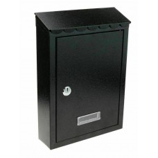 Cresman Γραμματοκιβώτιο Εξωτερικού Χώρου Μεταλλικό σε Μαύρο Χρώμα 02208