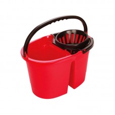 Κουβάς σφουγγαρίσματος δύο θέσεων με Στίφτη και ρόδες 16lt Cyclops 003001434