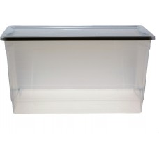 Πλαστικό Κουτί Αποθήκευσης με Καπάκι Διάφανο 76x46x40cm Mega Box Cyclops 003301883