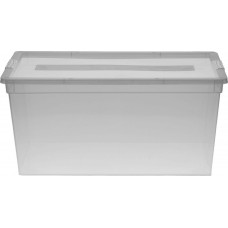 Πλαστικό Κουτί Αποθήκευσης με Καπάκι Διάφανο 40.5x34.1x16.8cm Smart Box Cyclops 003301911