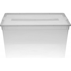 Πλαστικό Κουτί Αποθήκευσης με Καπάκι Διάφανο 40.5x34.1x23.8cm Smart Box Cyclops 003301916