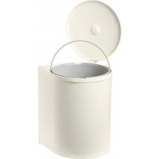 Κάδος Πλαστικός Απορριμμάτων Λευκός για Ντουλάπι 13lt Cyclops 003302050