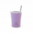 Estia Coffee Mug Save The Aegean Ποτήρι Θερμός με Καλαμάκι Lavender Purple 350ml 01-12090
