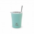 Estia Coffee Mug Save The Aegean Ποτήρι Θερμός με Καλαμάκι Bermuda Green 350ml 01-12106