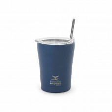 Estia Coffee Mug Save The Aegean Ποτήρι Θερμός με Καλαμάκι Denim Blue 350ml 01-12182