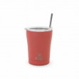 Estia Coffee Mug Save The Aegean Ποτήρι Θερμός με Καλαμάκι Fusion Coral 350ml 01-12199