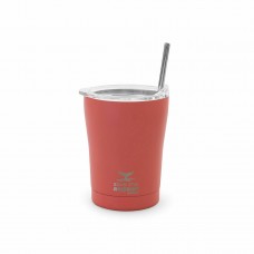 Estia Coffee Mug Save The Aegean Ποτήρι Θερμός με Καλαμάκι Fusion Coral 350ml 01-12199